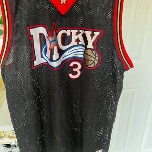 Lil Dicky Authentic Athletics 76’ers Iverson Basketball Jersey